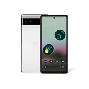 Google Pixel 6a – 5G Android Phone – Unlocked Smartphone with 12 Megapixel Camera and 24-Hour Battery – Chalk