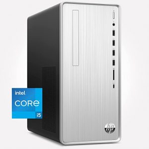 HP Pavilion Desktop PC, 11th Gen Intel Core i5-11400 Processor, 8 GB RAM, 512 GB SSD, Windows 11, Wi-Fi 6 and Bluetooth 5.0 Combo, 9 USB Ports