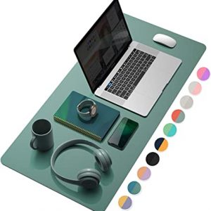 YSAGi Desk Mat, Mouse Pad,Waterproof Desk Pad,Large Mouse pad for Desk, Leather Desk Pad Large for Keyboard and Mouse,Dual-Sided Mouse Mat